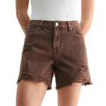 Mica Denim MICA MDP-H626DE Dark Espresso Midi Shorts