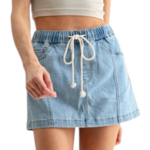 Mica Denim MICA MDP-K3848LT Cruise H/R Mini Skirt