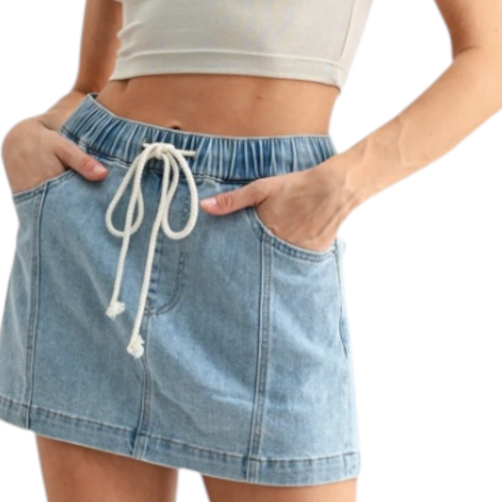 Mica Denim MICA MDP-K3848LT Cruise H/R Mini Skirt