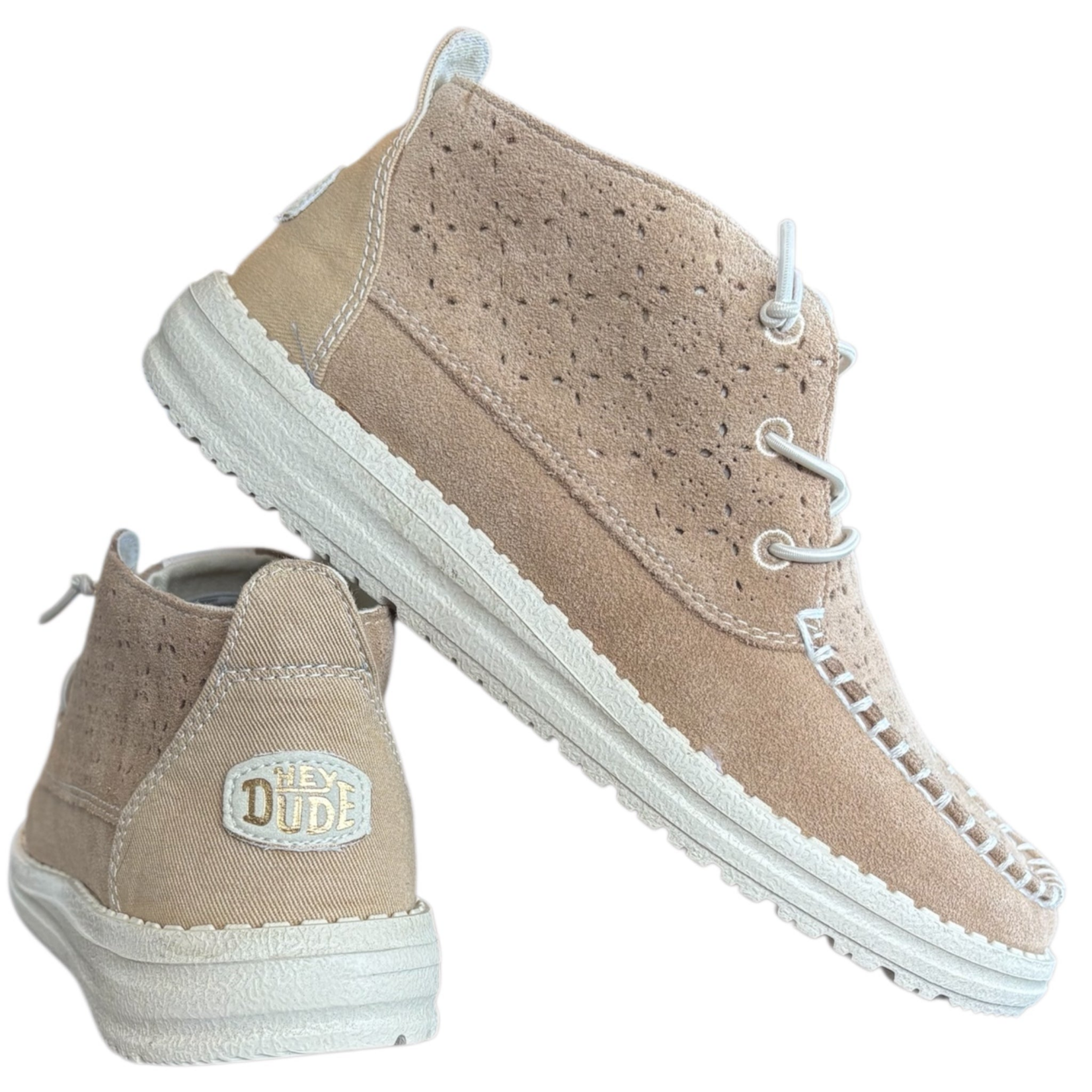 Hey Dude Hey Dude Wendy Mid Suede Boho Cognac Womens