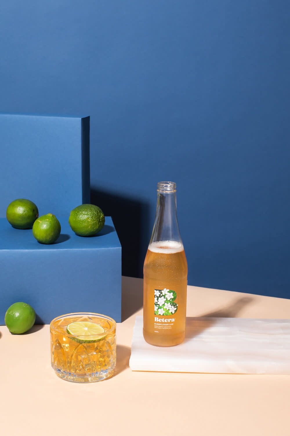 Betera Elderflower Lime Zero-Proof Cocktail