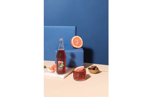 Betera Rhubarb Hibiscus Zero-Proof Cocktail