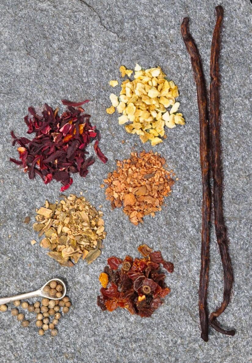 Betera Rhubarb Hibiscus Zero-Proof Cocktail