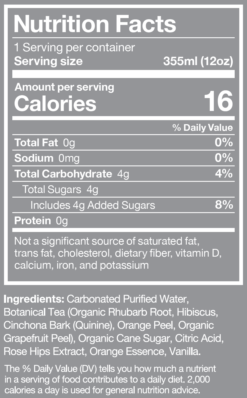 Betera Rhubarb Hibiscus Zero-Proof Cocktail