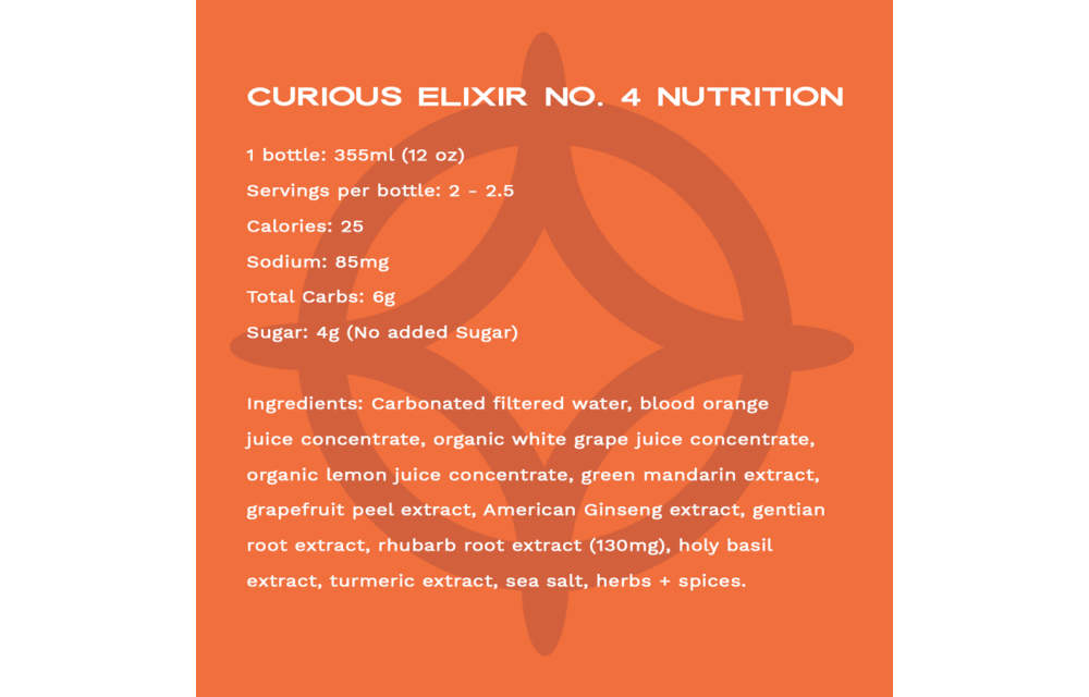 Curious Elixirs No. 4 (Aperol Spritz)