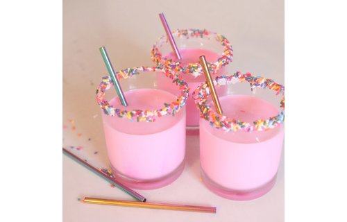 Last Straw Rainbow Cocktail Stainless Steel Metal Straw Set