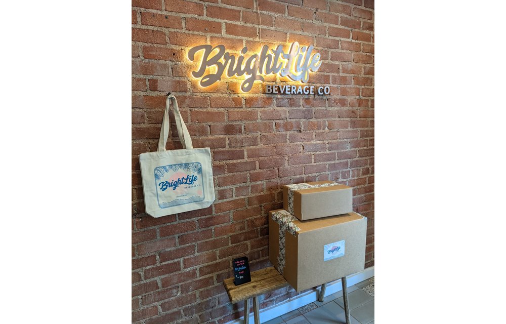 BrightLife Beverage Co. Organic Cotton Tote Bag
