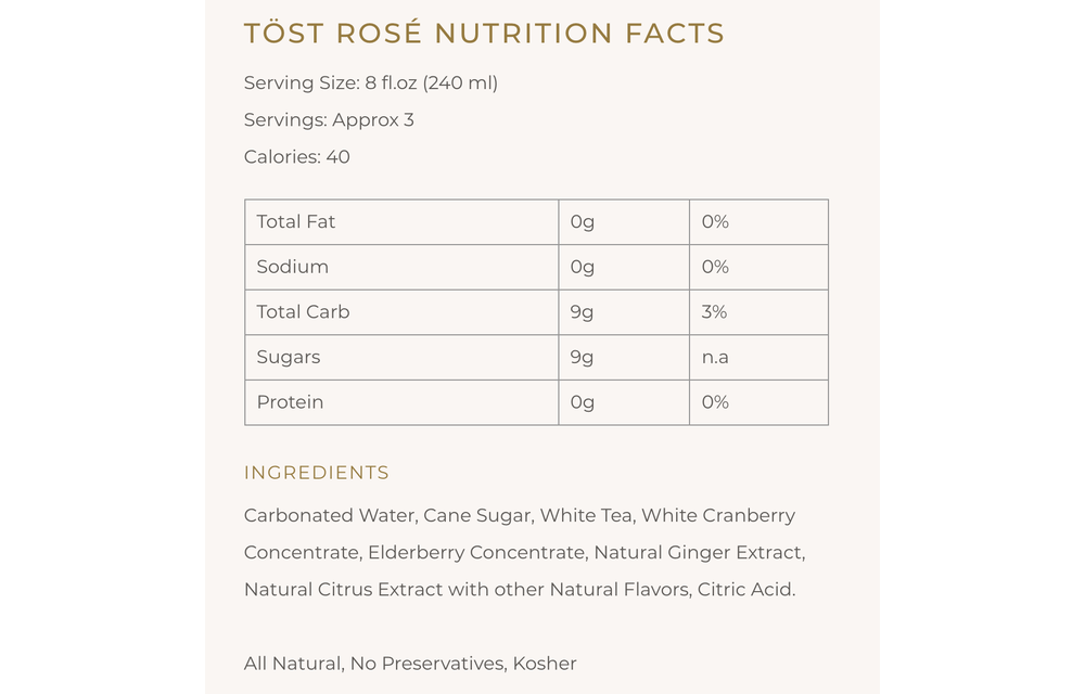 TOST Sparkling Rose