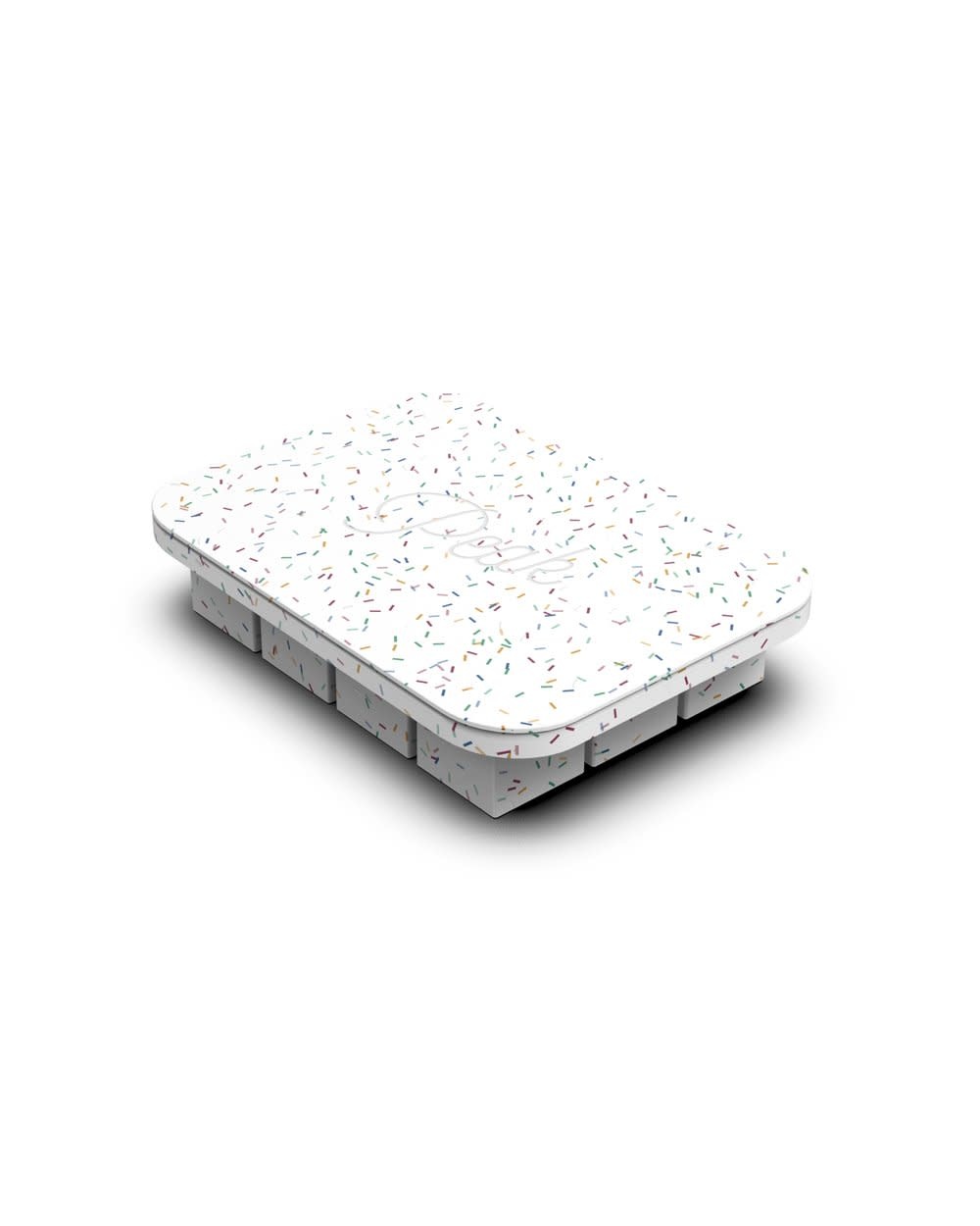 W&P Peak Everyday Ice Tray - Speckled White