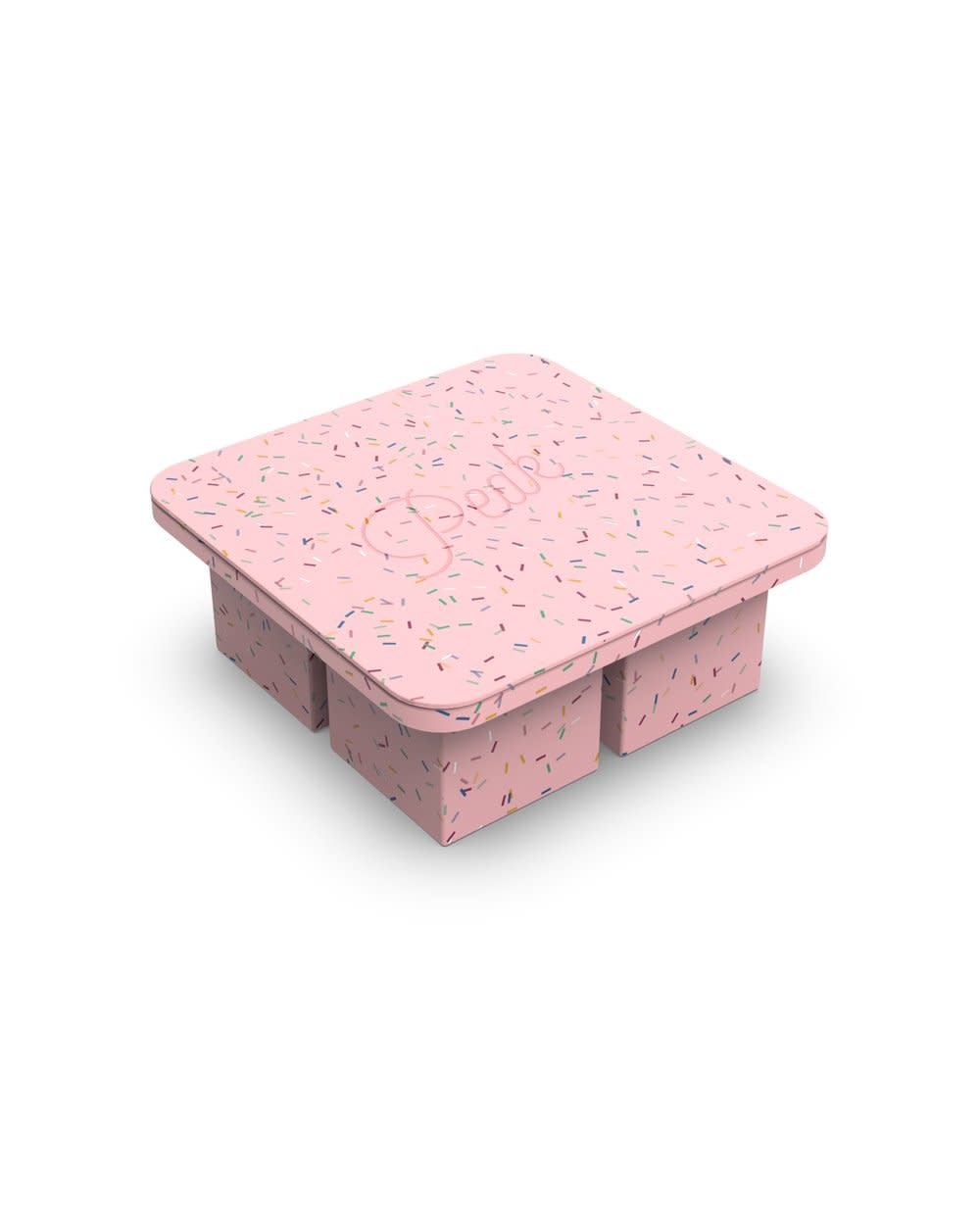 W&P Peak Extra Large Ice Tray - Speckled Pink