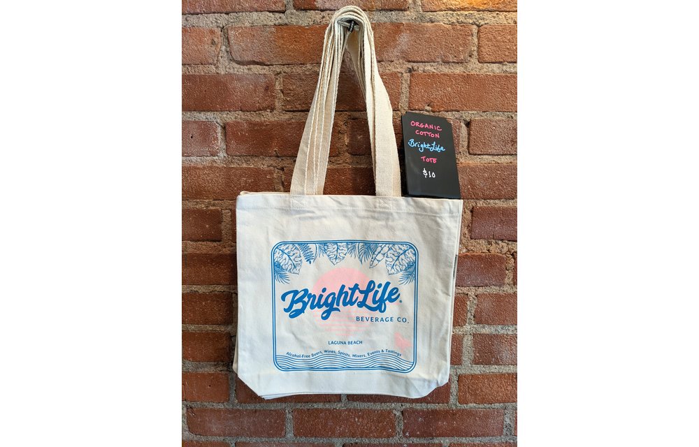 BrightLife Beverage Co. Organic Cotton Tote Bag