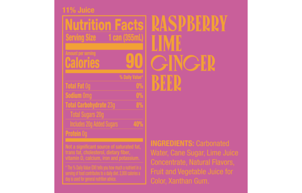 NOPE Raspberry Lime Ginger Beer