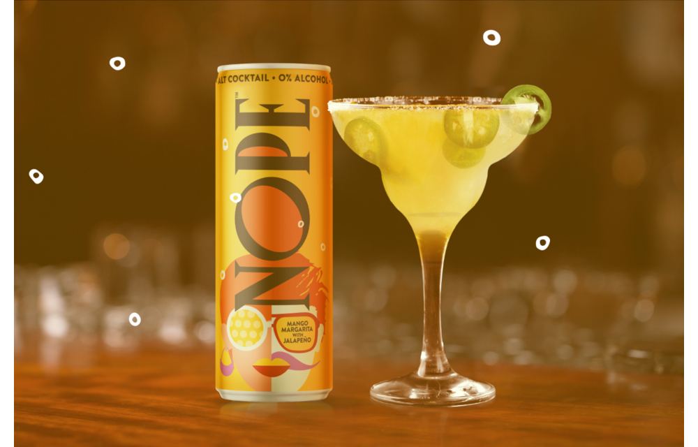 NOPE Mango Margarita with Jalepeno