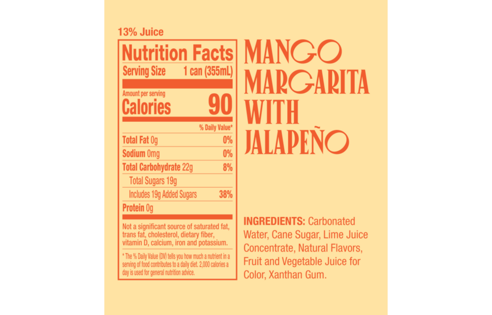 NOPE Mango Margarita with Jalepeno