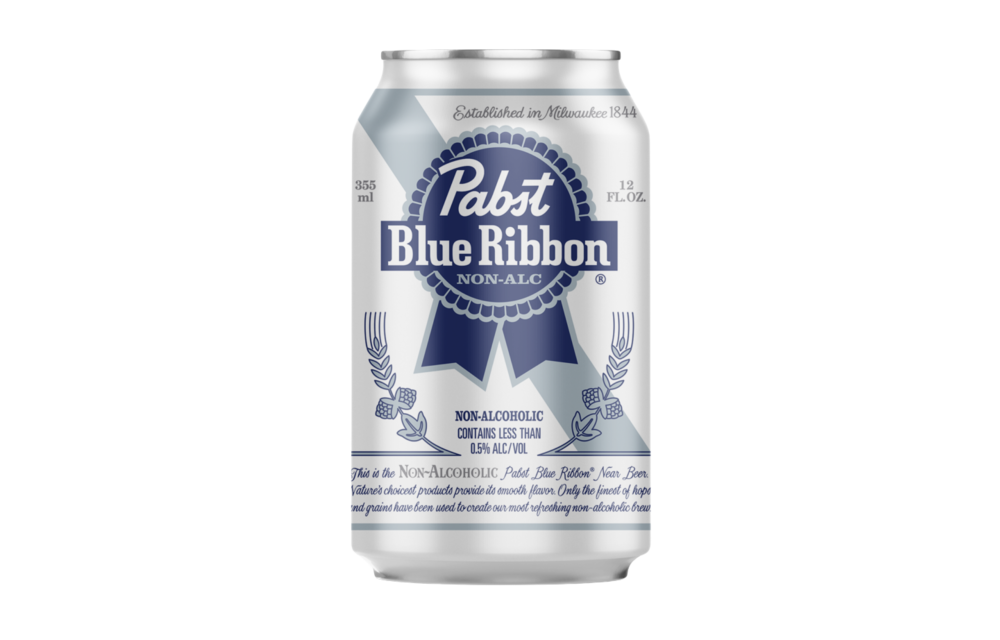 Pabst Blue Ribbon Non Alcoholic Beer