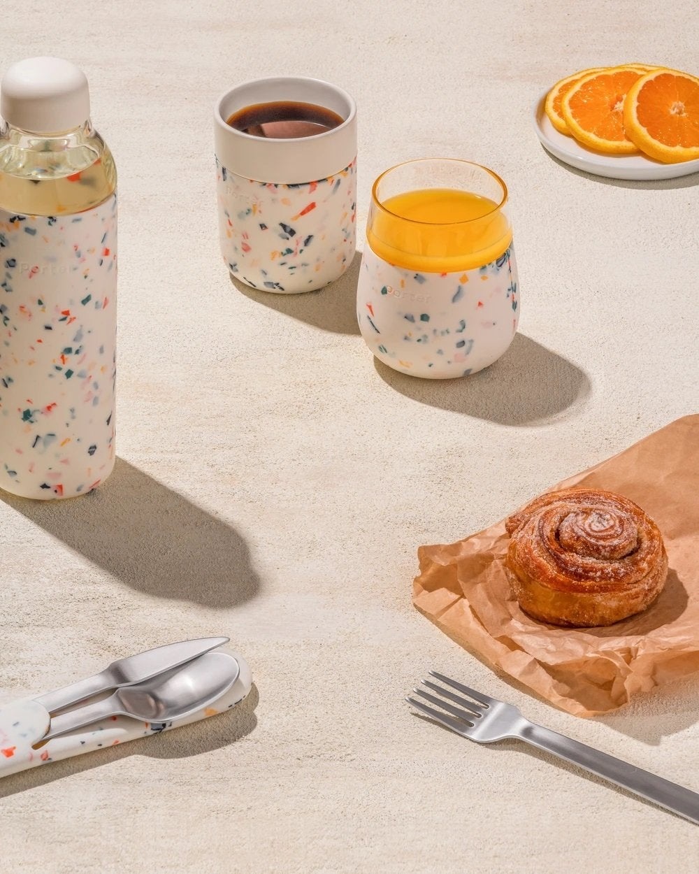 W&P Porter Glass - Terrazzo Cream