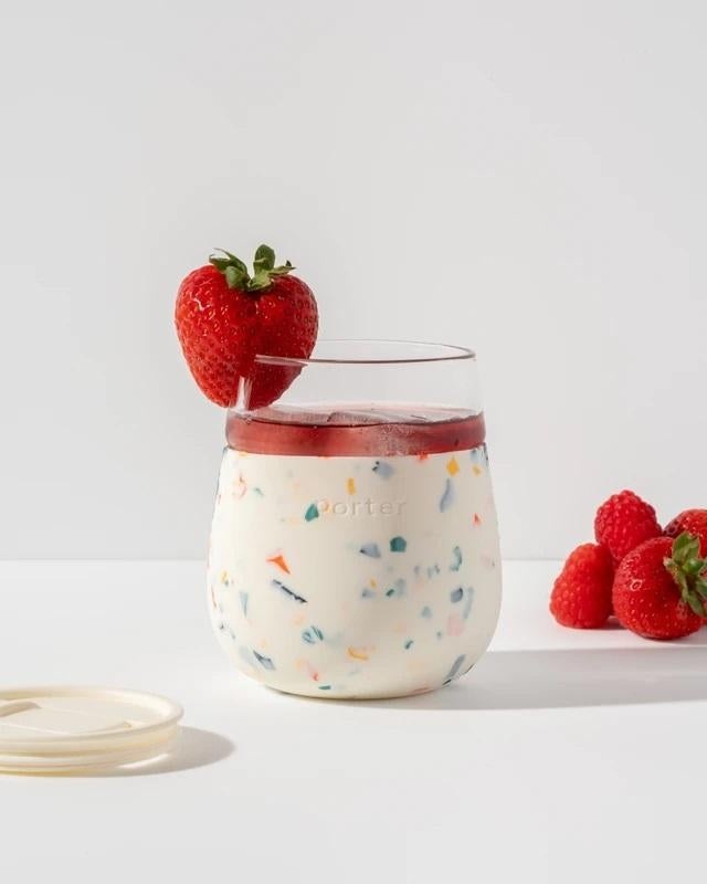 W&P Porter Glass - Terrazzo Cream