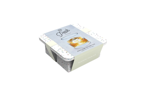 W&P Peak Extra Large Ice Tray - Speckled White