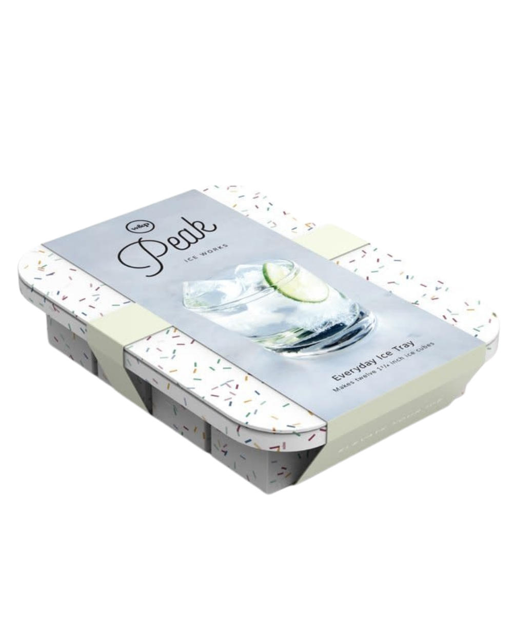 W&P Peak Everyday Ice Tray - Speckled White