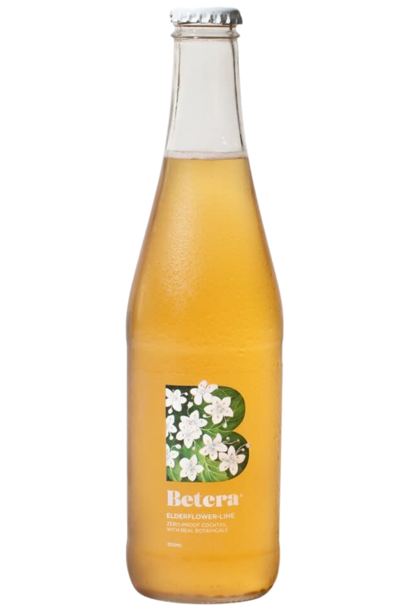 Betera Elderflower Lime Zero-Proof Cocktail