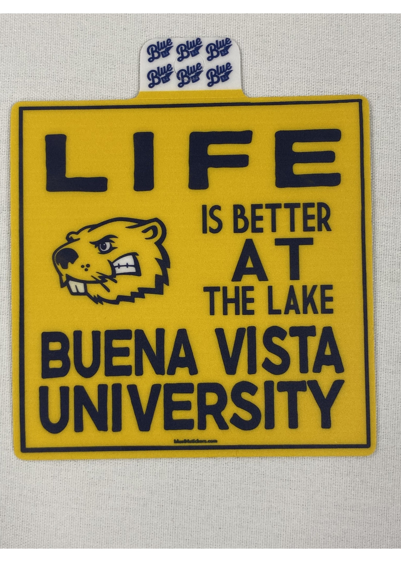 Blue 84 Life is Better at the Lake Sticker