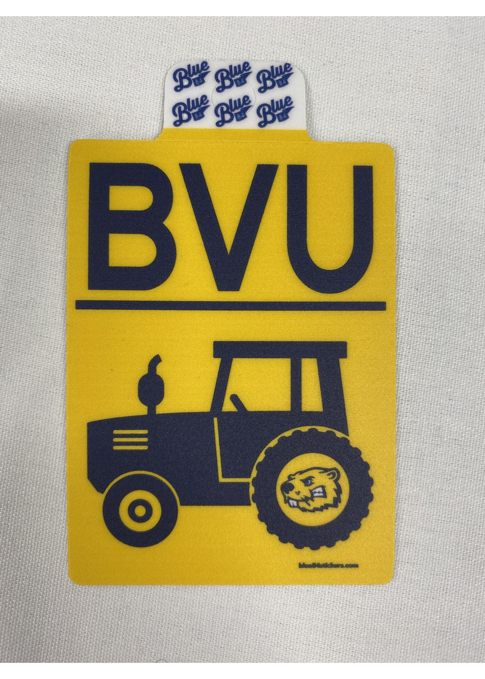 Blue 84 Tractor Sticker