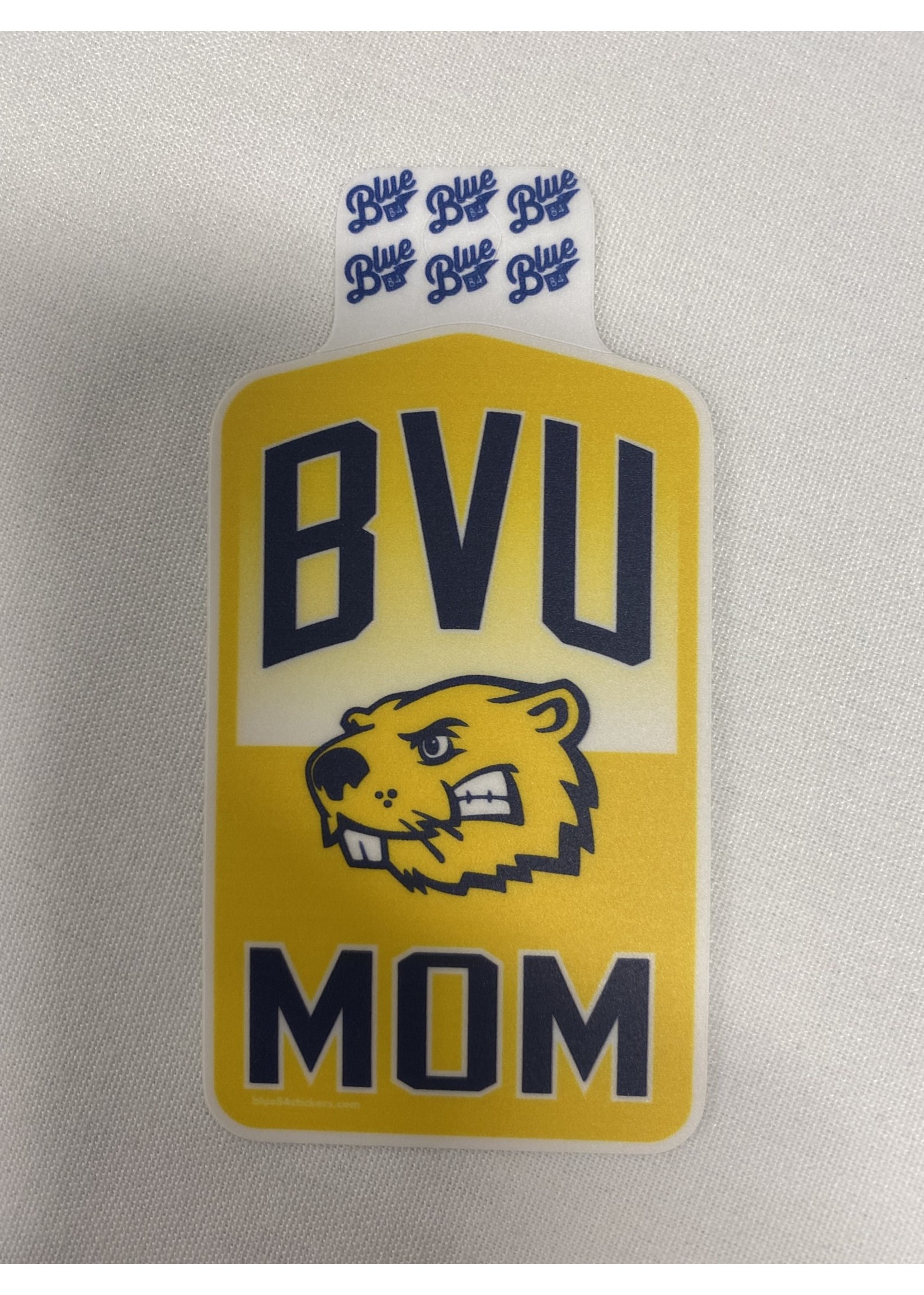 Blue 84 Mom Sticker