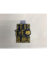 Blue 84 Fear The Beaver Sticker