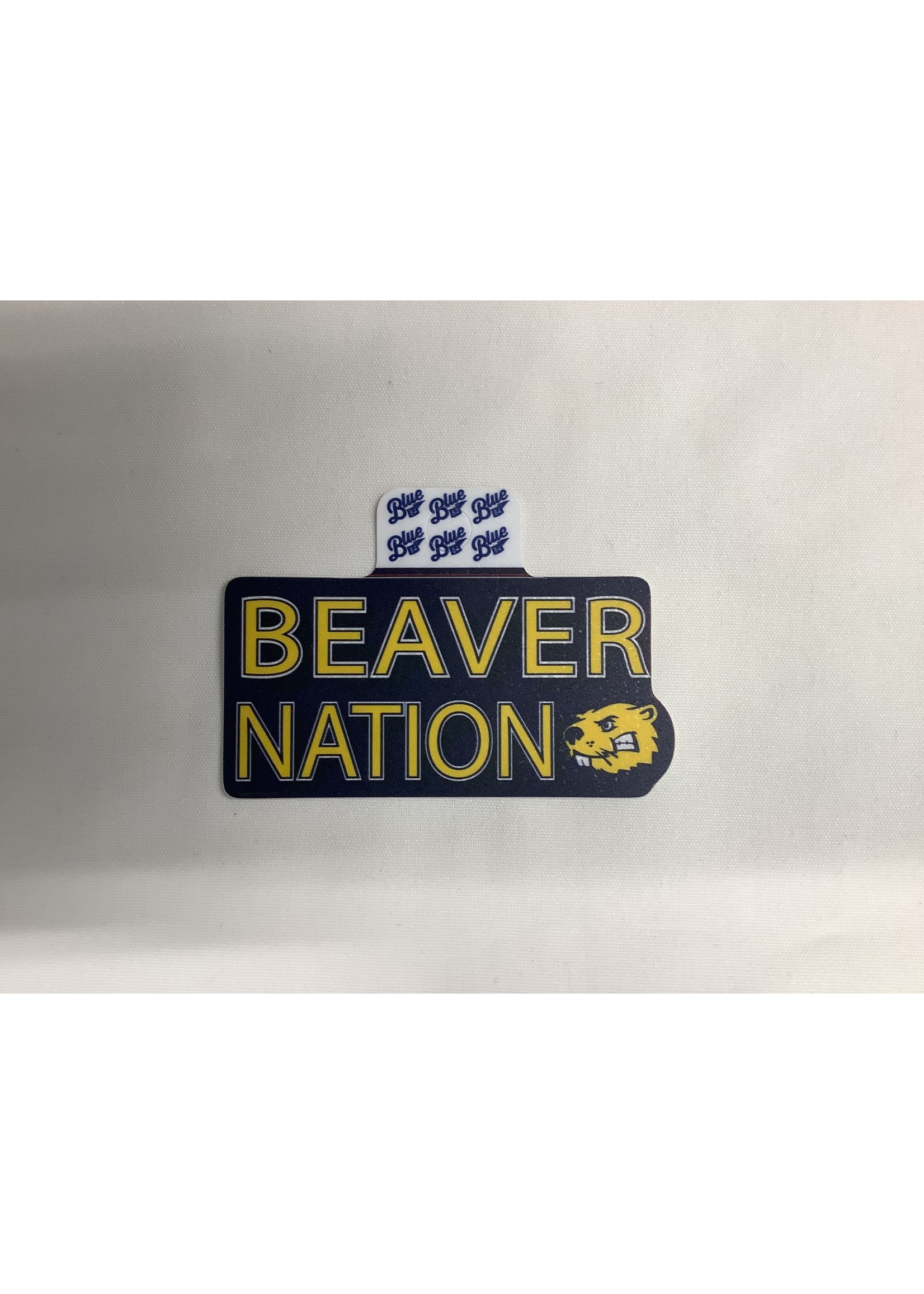 Blue 84 Beaver Nation Sticker