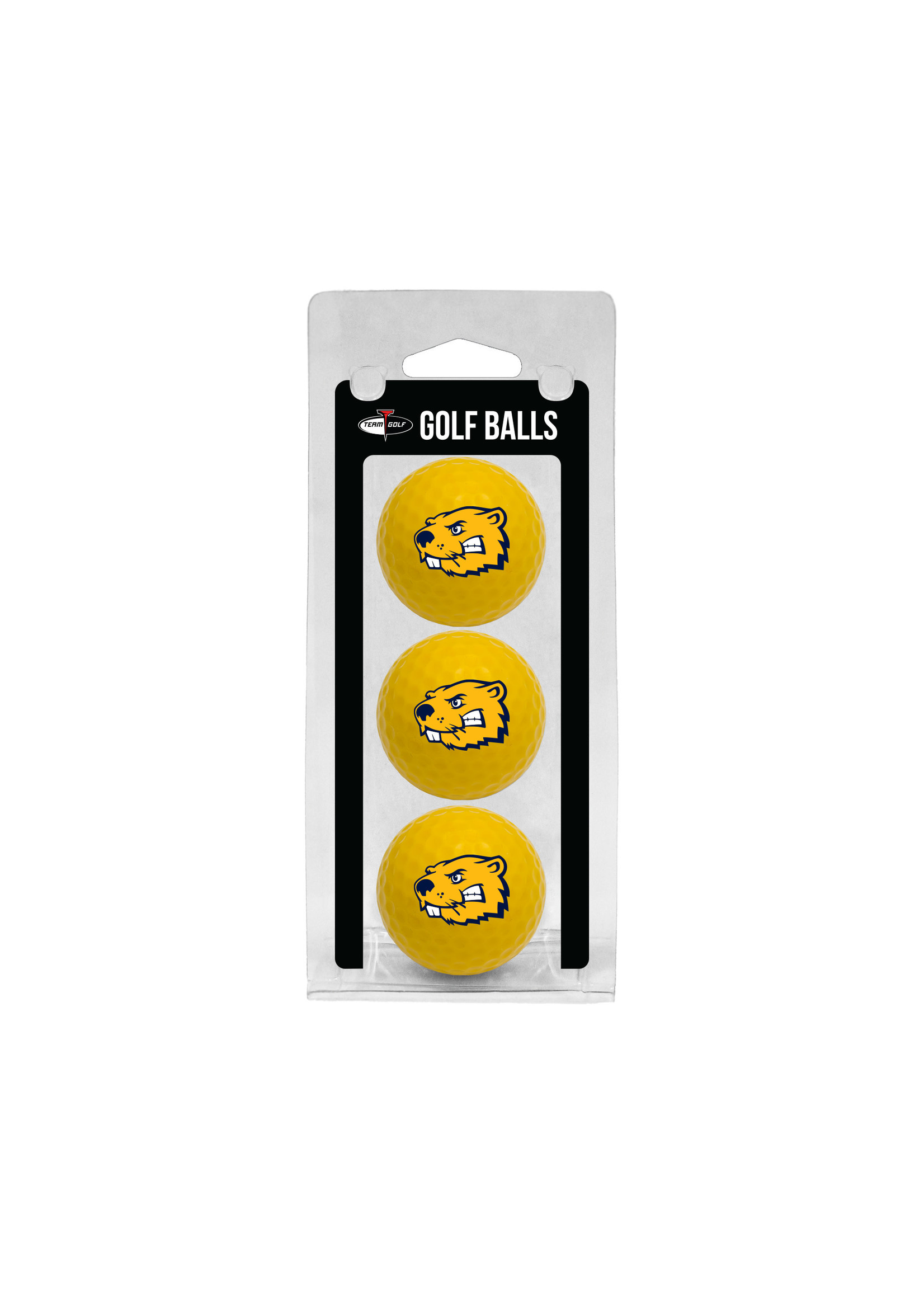 Team Golf Yellow 3-Pack Golf Balls