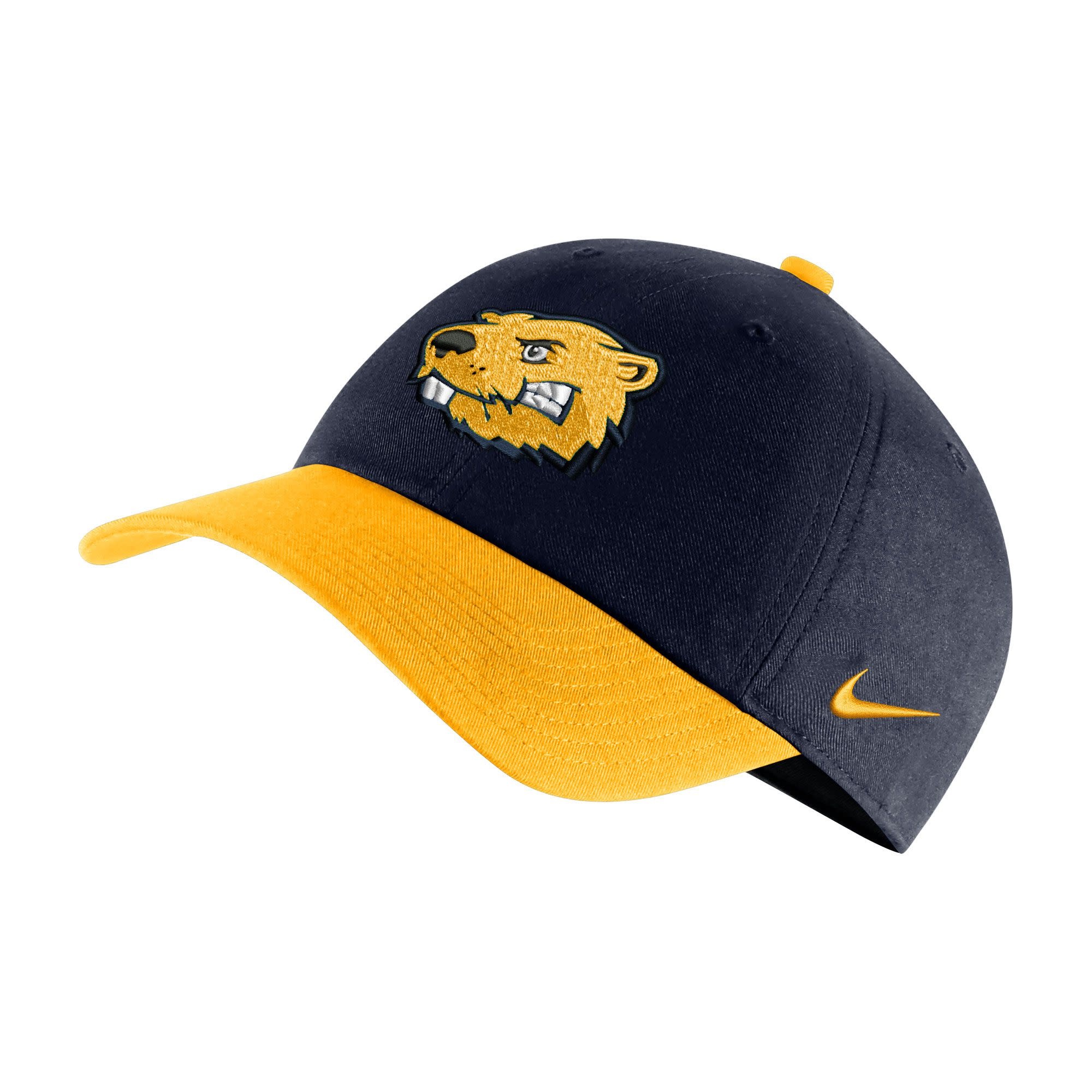 university gold nike hat