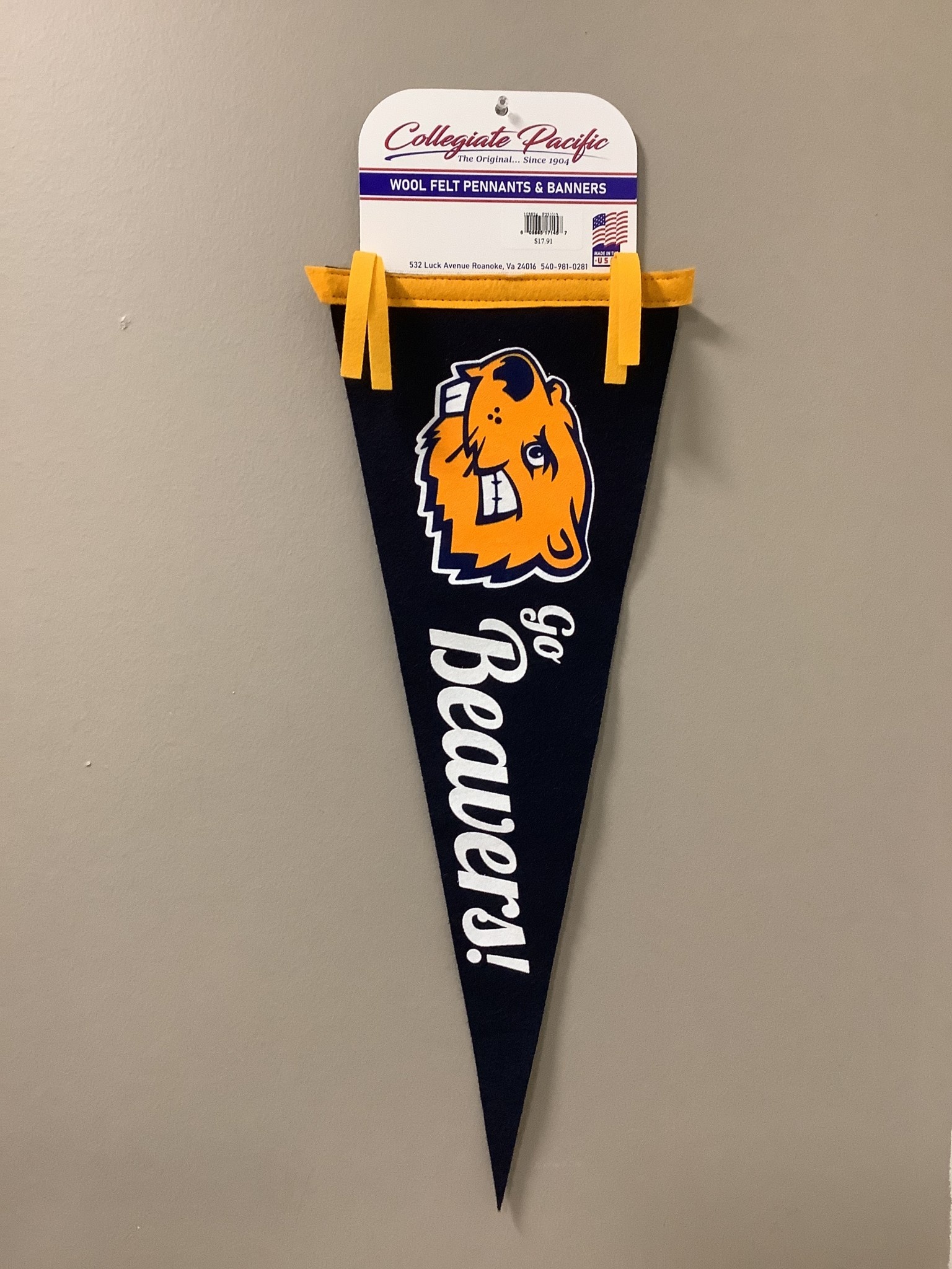 Pennant Go Beavers Buena Vista University Spirit Store