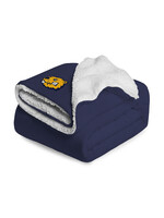 Jardine Associates Navy 50 x 60 Sherpa Blanket