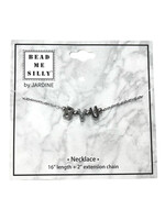 Jardine Associates Bead Me Silly BVU Silver Necklace
