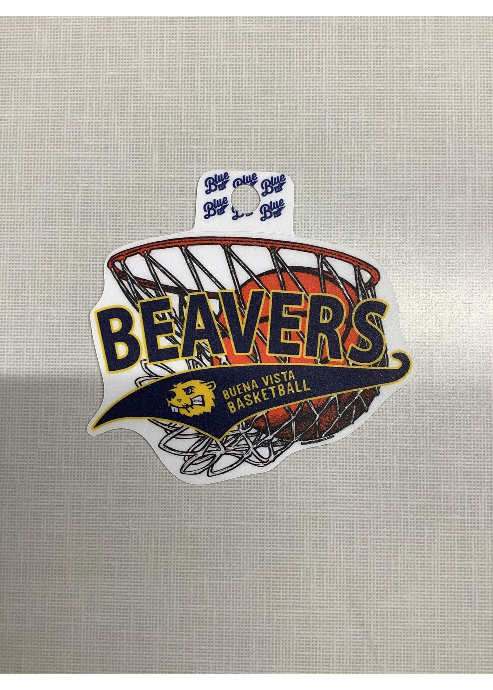 Blue 84 Centrist Basketball Sticker