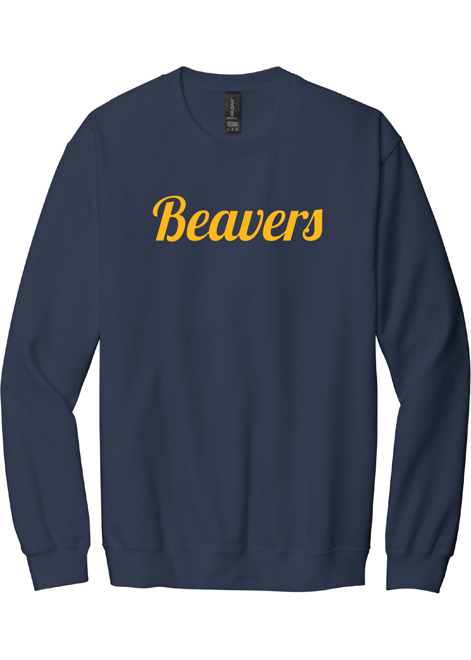 Gildan Beavers Embroiderd Crew