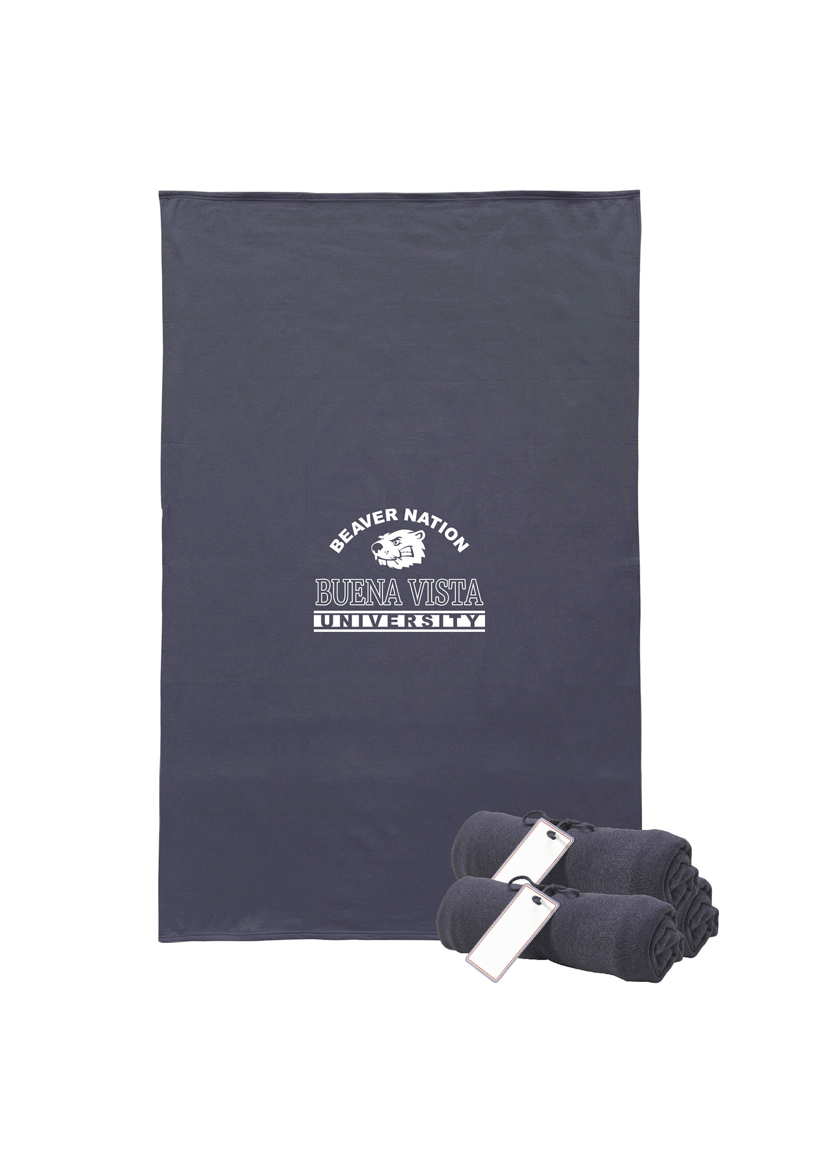 MV Sport MV Sport Blanket 54x84 Beaver Nation Navy Heather