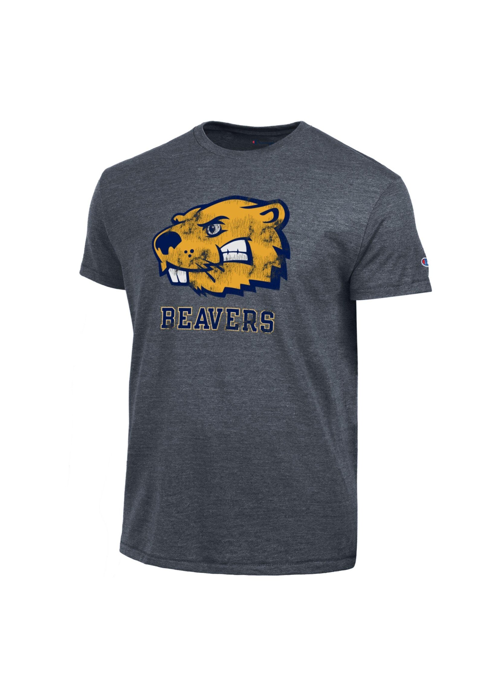 Champion Tri Blend  Tee Distressed