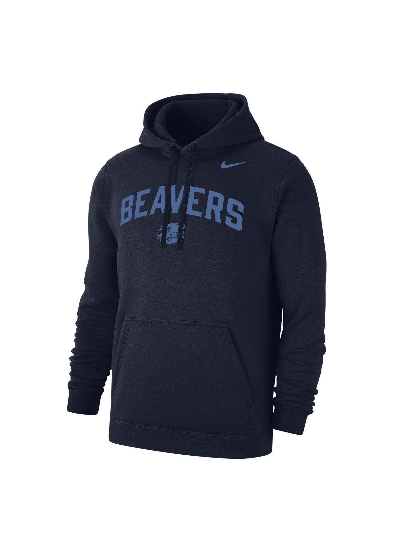 Nike Club tonal navy hoodie