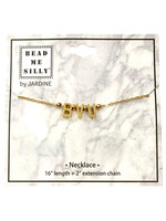 Jardine Associates Bead Me Silly Gold Necklace BVU