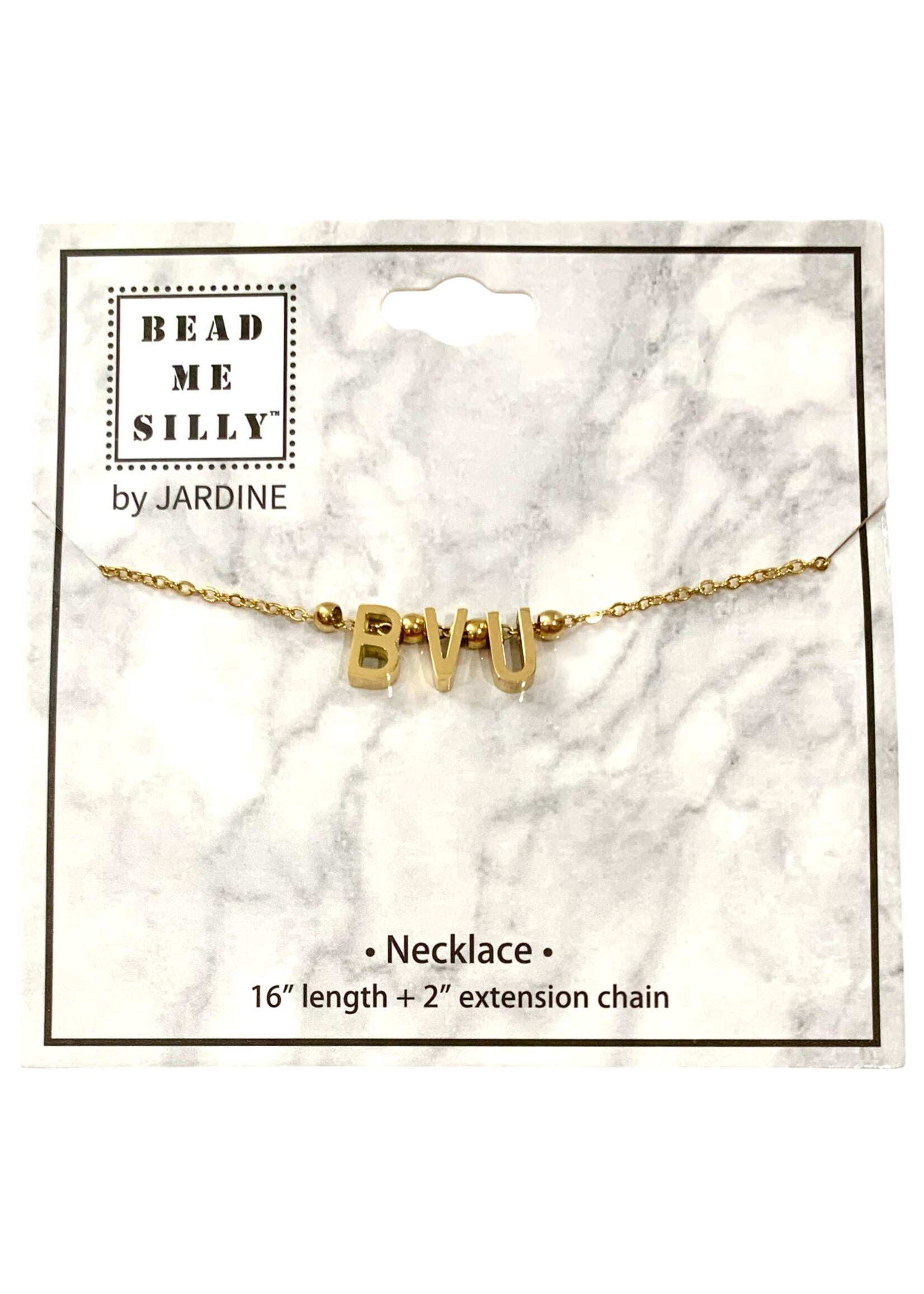 Jardine Associates Bead Me Silly Gold Necklace BVU