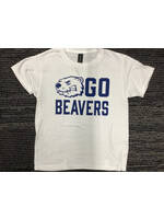 Gildan Youth T Shirt Go Beavers Navy ink