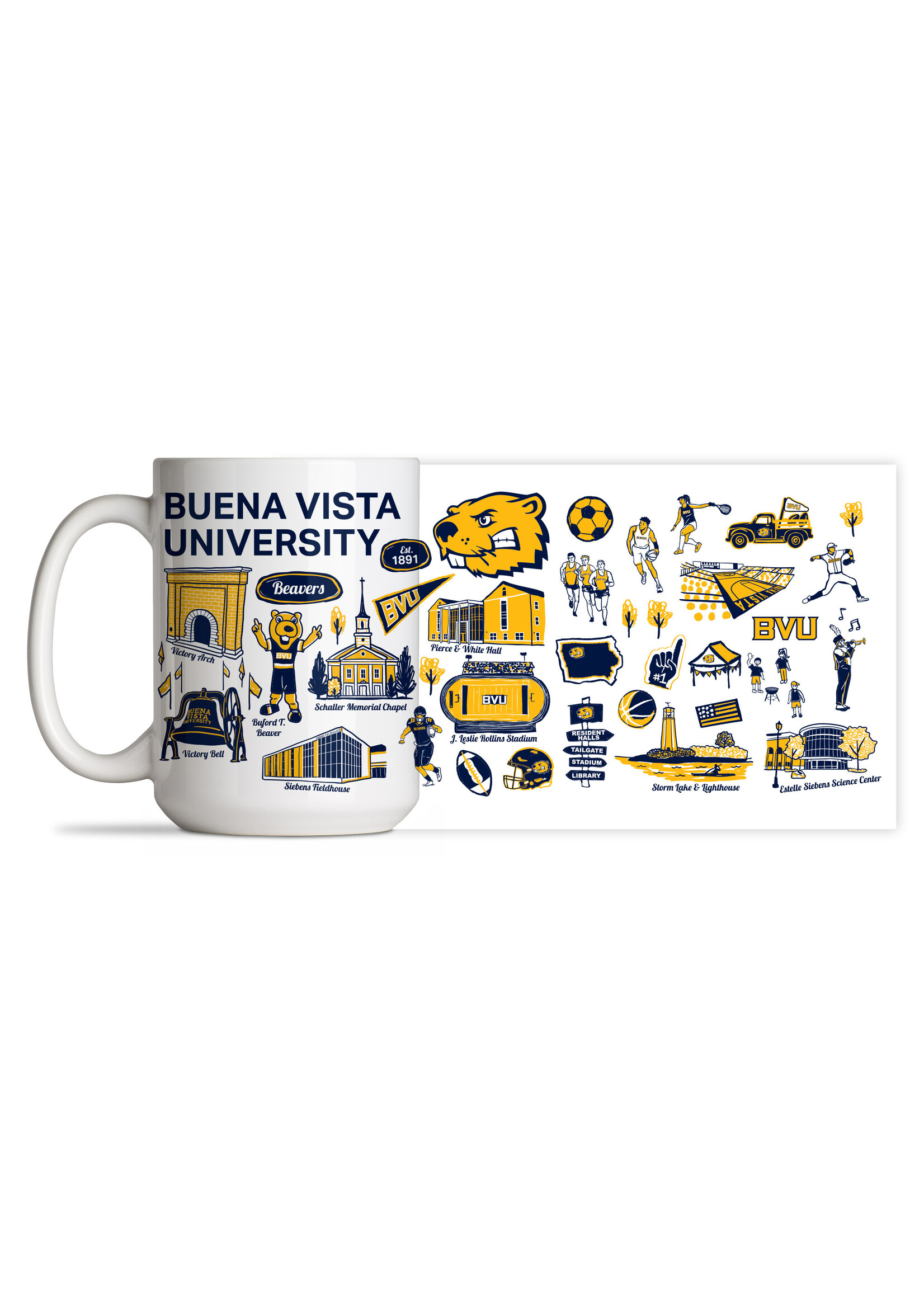 Nordic Company Inc Impressions 15 oz Mighty Mug