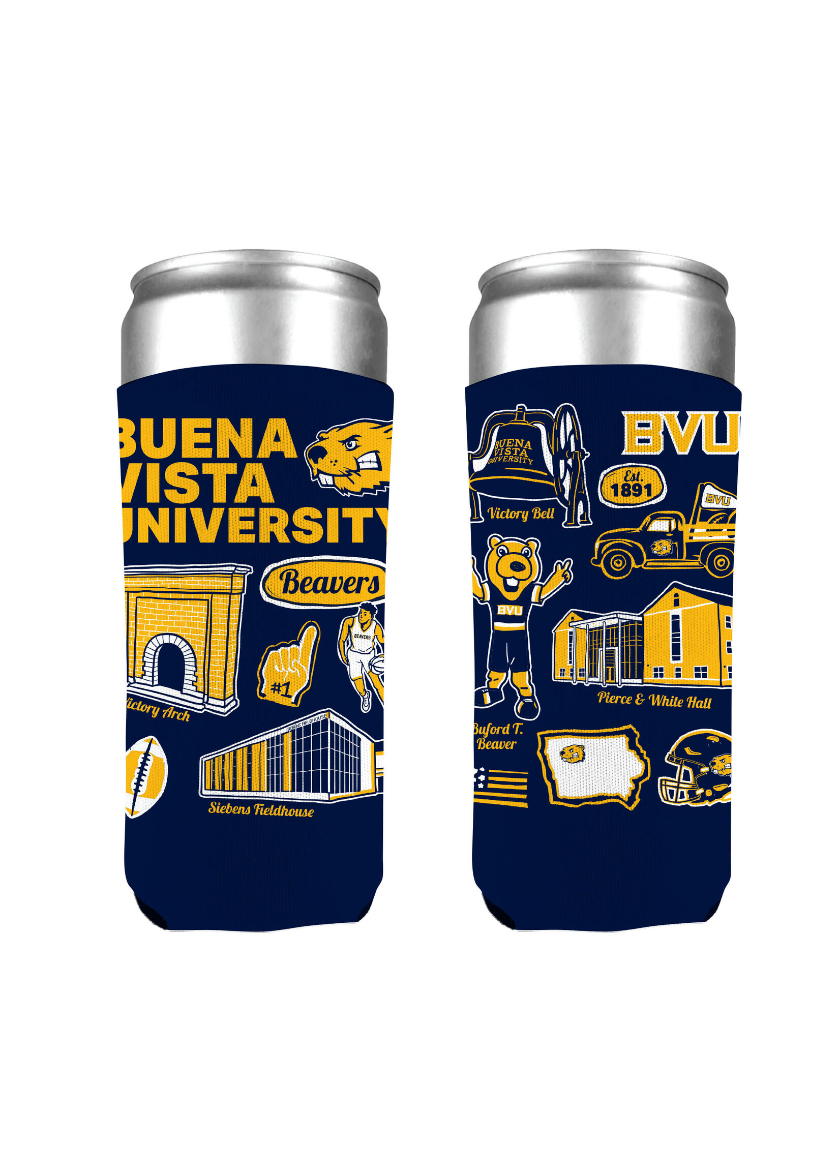 Jardine Associates Impressions slim can holder