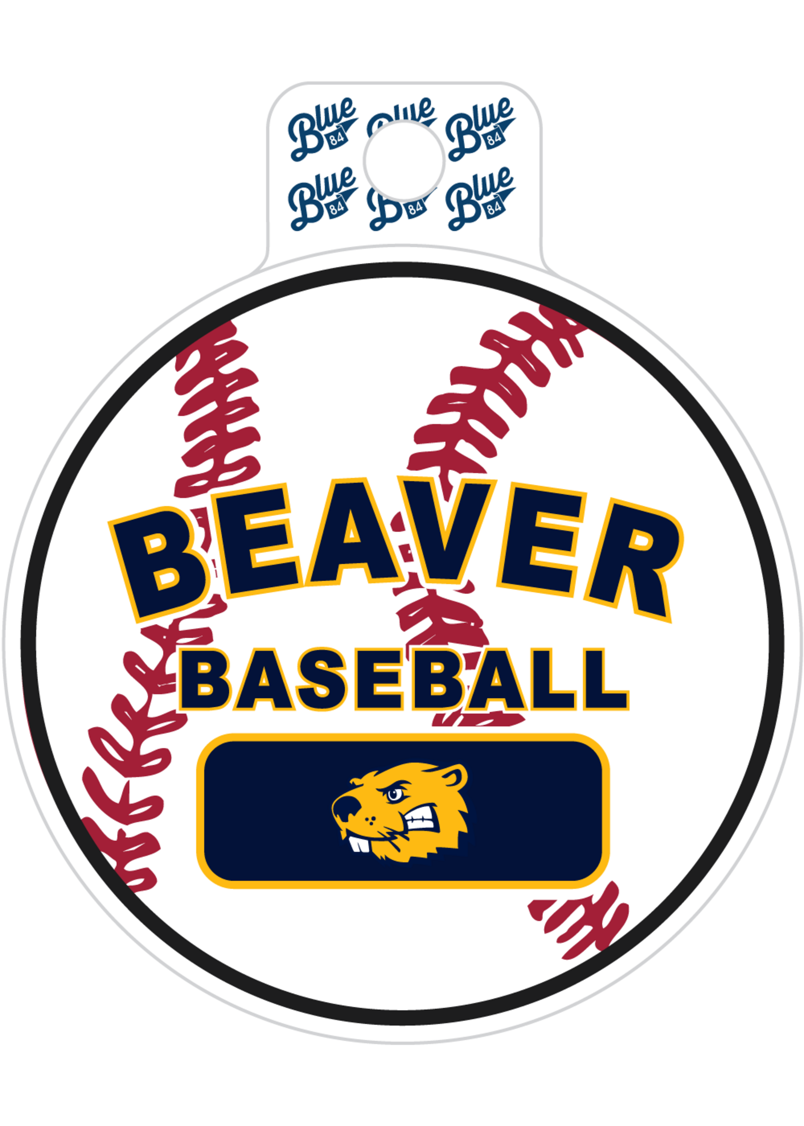 Blue 84 Old Guard Baseball Sticker