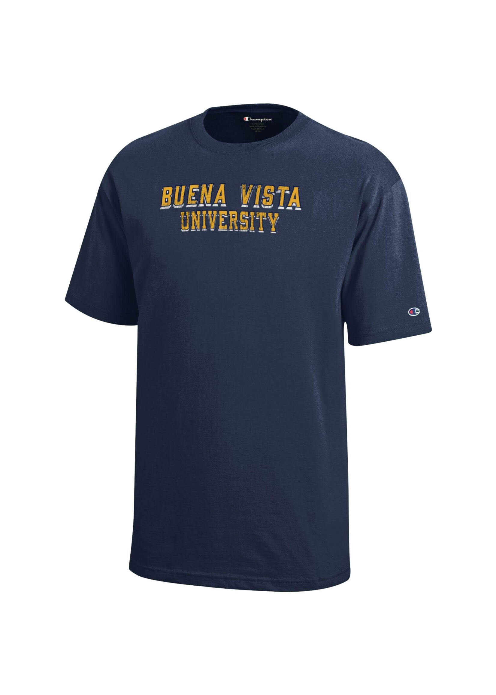 Champion Youth  Champion T shirt  Buena Vista University distressed