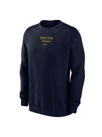 Nike Club Fleece crew gold embroidery