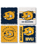 Jardine Associates Tumbled Tile Absorbent  Coaster  4 Pack