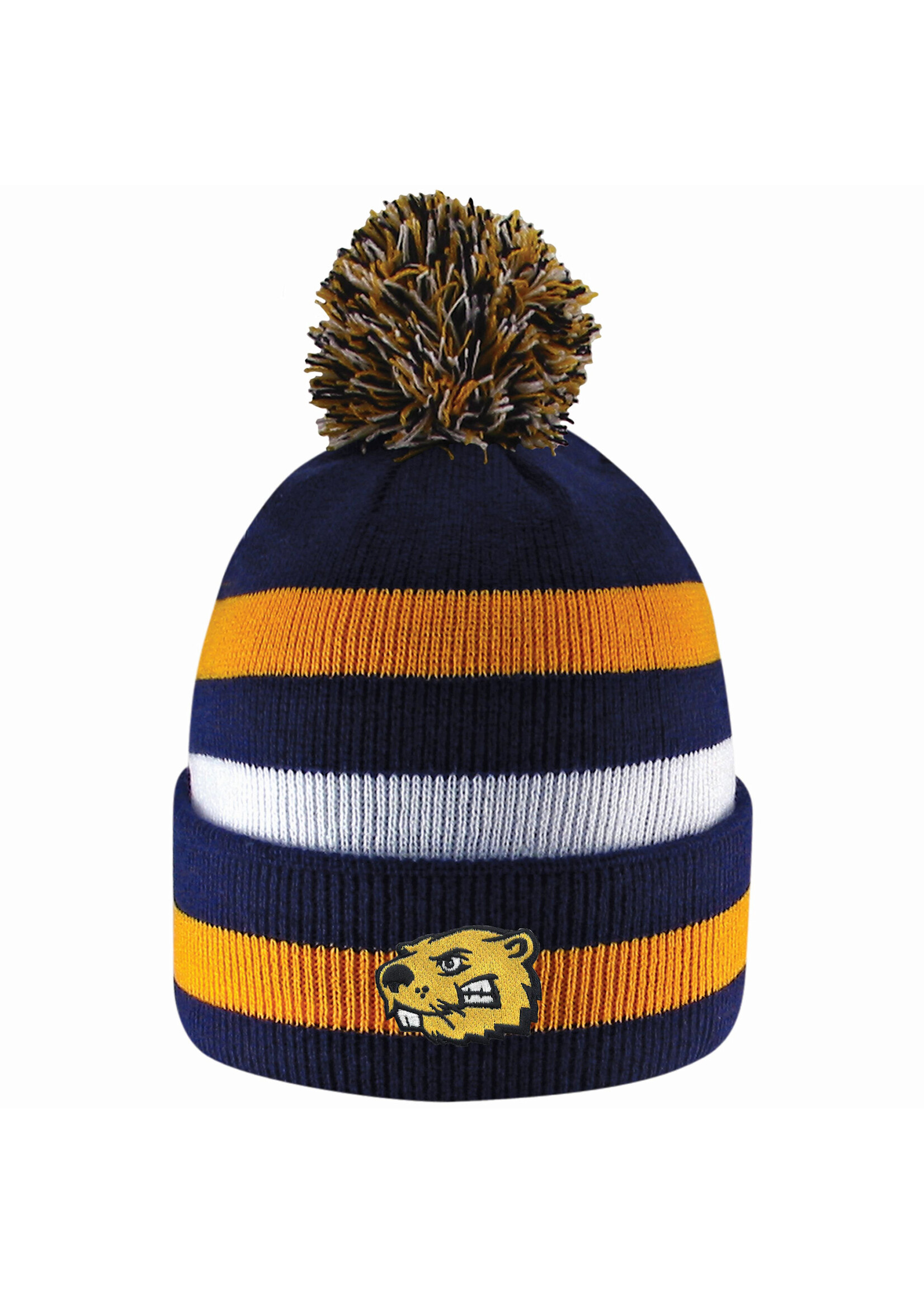 Logo Fit Prime Time Striped Knit Cuff Hatt
