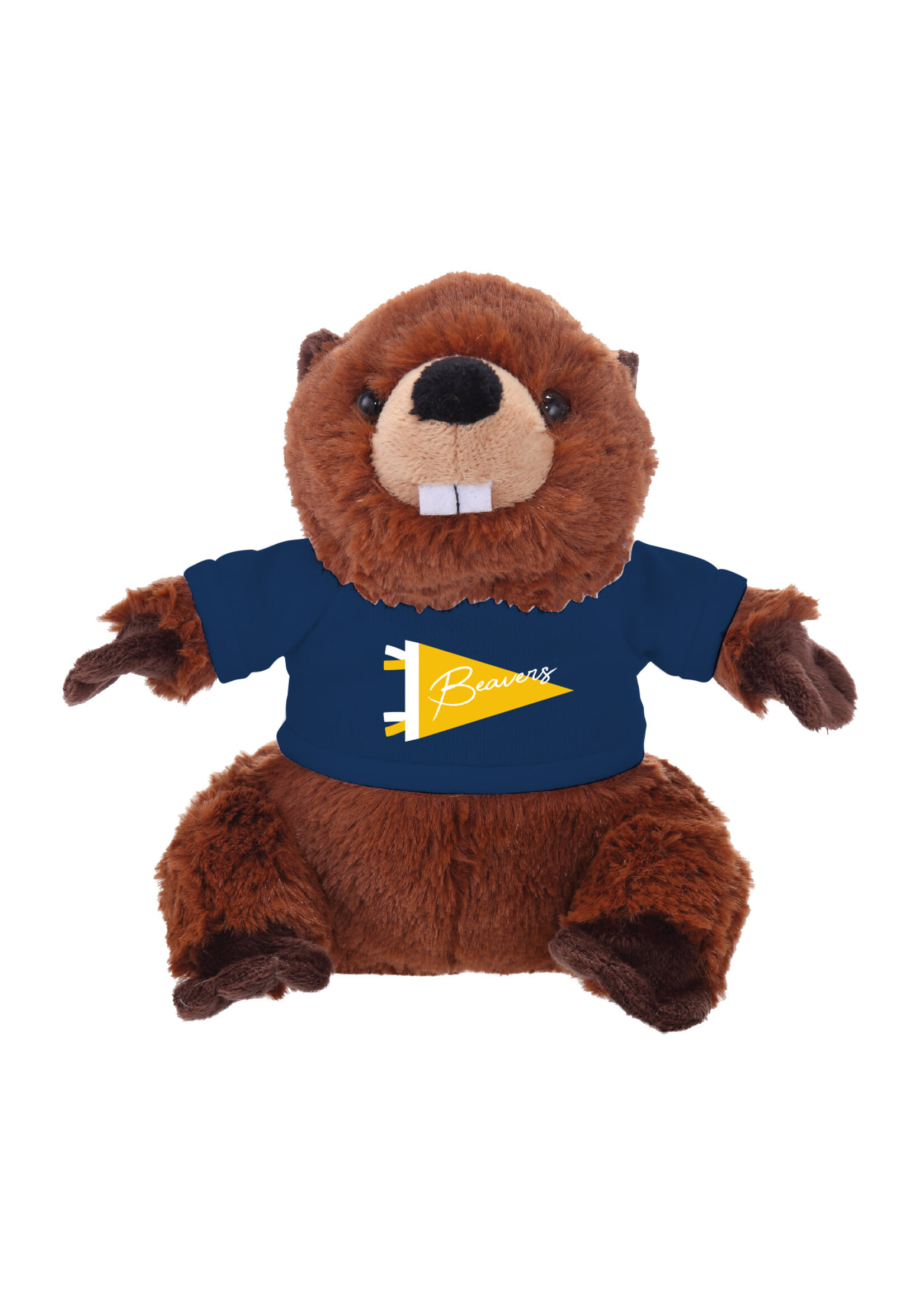 Jardine Associates Plush Beaver Navy tee